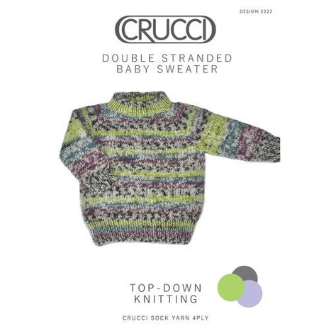 Crucci Double Strand Sock Baby Sweater