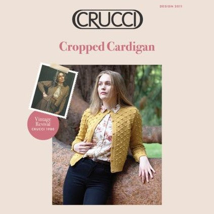 Crucci Women's Short Patterned Cardigan