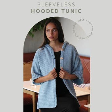 Crucci Women's Sleeveless Hooded Tunic
