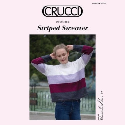 Crucci Women's Oversized Striped Sweater
