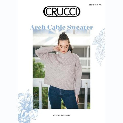 Crucci Women's Arch Cable Sweater