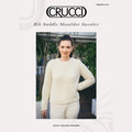 Crucci Women's Rib Saddle Shoulder Sweater