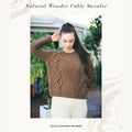 Crucci Women's Natural Wonder Cable Sweater
