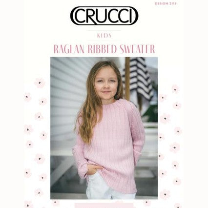 Crucci Kids Raglan Ribbed Sweater