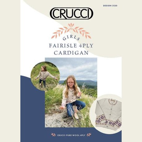 Crucci Child's 4ply Fairisle Cardigan