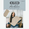Crucci Women's Mock Rib Poncho Plus Beanie + Scarf